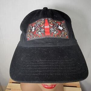 Coca-Cola Houston Livestock Show & Rodeo Black Adjustable Ballcap NWT